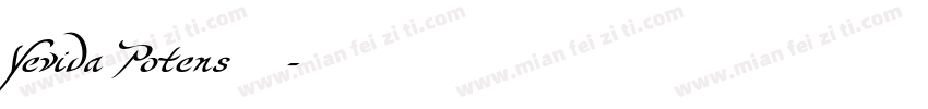 Yevida Potens 常规字体转换